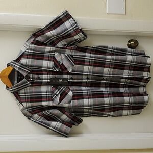 New with tags Beverly Hills polo club button up short sleeve shirt size L